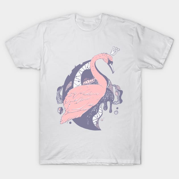 Npink Swan Queen T-Shirt by kenallouis